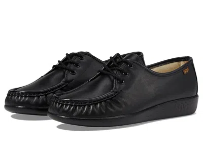 Sas Siesta Comfort Tie In Black