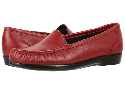 Sas Simplify Comfort Loafer In Red