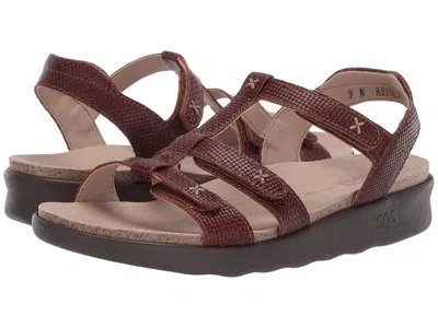 Sas Sorrento Adjustable Comfort Sandal In Brown