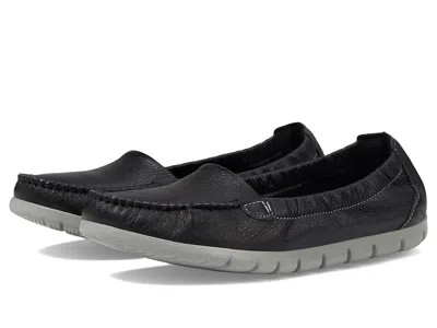 Sas Sunny Elasticized Comfort Loafers In Black
