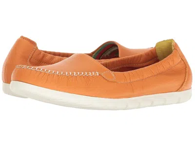 Sas Sunny Elasticized Comfort Loafers In Orange