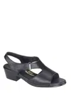 Sas Suntimer Sandal - Double Wide In Black In Black