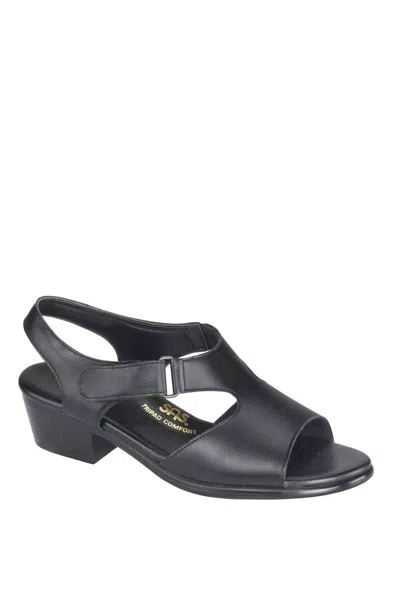 Sas Suntimer Sandal - Double Wide In Black