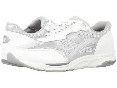 Sas Tour Mesh Comfort Walking Sneaker In Silver