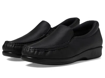 Sas Twin Slip On Comfort Loafer In Black