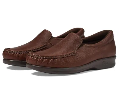 Sas Twin Slip On Comfort Loafer In Brown