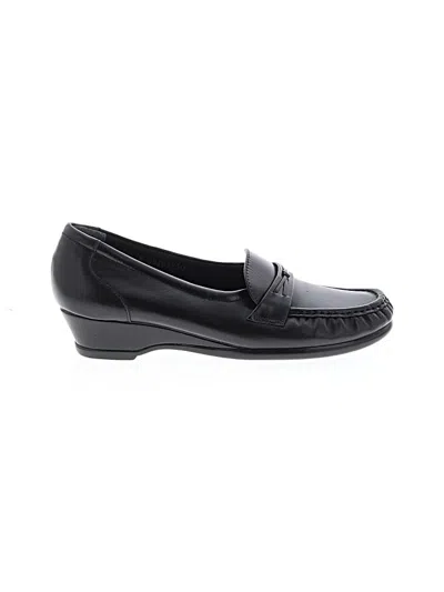 Pre-owned Sas Wedges In Black