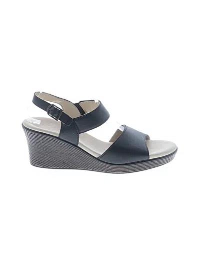 Pre-owned Sas Wedges In Blue