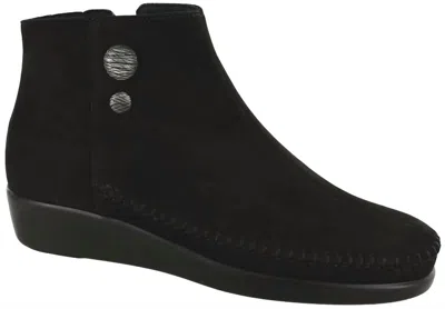 Sas Wome's Jade Ankle Boot In Onyx