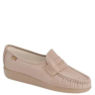 Sas Women's Classic Slip On Loafer - Narrow In Mocha In Beige