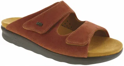 Sas Women's Cozy Slide Sandal In Rust