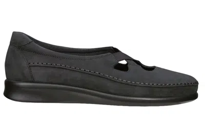 Sas Women's Crissy Slip-on Loafer- Narrow Width In Nero In Black