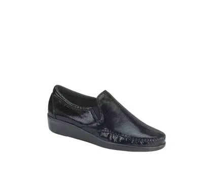 Sas Women Dream Loafer Slip-on - Narrow Width In Black Snake