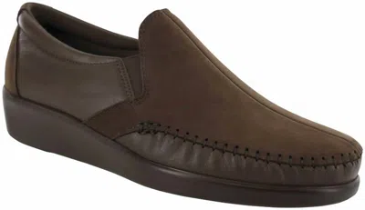Sas Women's Dream Slip On Loafer - Medium In Turf/coffee