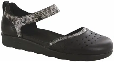 Sas Women's Eden Gravity Mamba Sandal In Black Snake