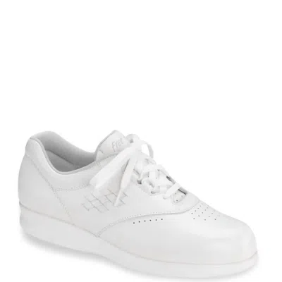 Sas Women's Free Time Walking Shoe - Double Wide In White