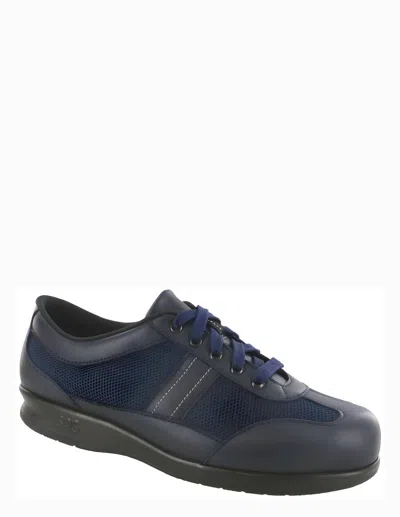 Sas Women's Ft Mesh Sneaker - Medium Width In Navy In Grey
