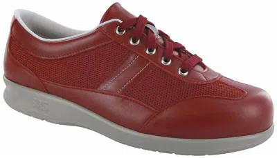 Sas Women's Ft Mesh Walking Shoe In Ruby