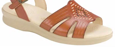 Sas Women's Huarache Quarter Strap Sandal - Wide In Antique Tan