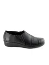Sas Women's Nora Shoes - Wide In Black/lizard In Multi