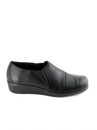 Sas Women's Nora Shoes - Wide In Black/lizard In Multi