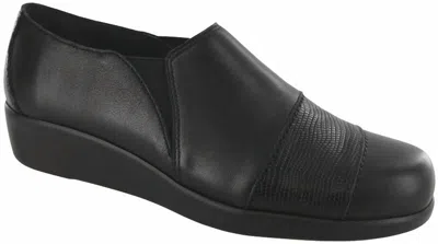 Sas Women's Nora Slip On Loafer In Black Lizard In Multi