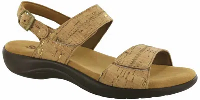 Sas Women's Nudu Heel Strap Sandal In Cork In Multi