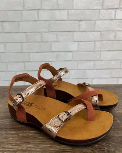 Sas Women's Pampa Toe Loop Sandals In Copper In Multi