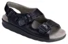 Sas Women's Relaxed Heel Strap Sandal - Narrow Width In Black