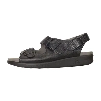 Sas Relaxed Slingback Sandal In Black