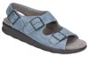 Sas Women's Relaxed Heel Strap Sandal In Denim In Multi