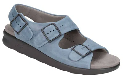 Sas Women's Relaxed Heel Strap Sandal In Denim In Multi