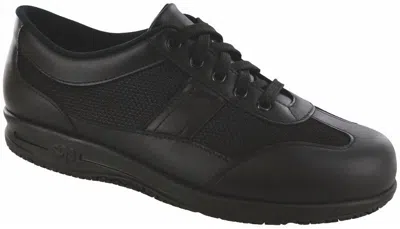 Sas Women's Reverie Non Slip Lace Up Shoe - Wide In Black