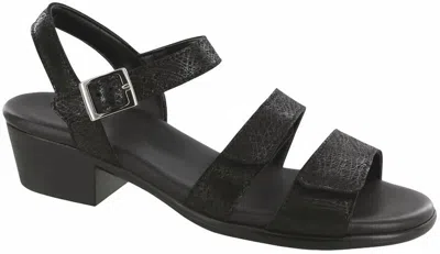 Sas Women's Savanna Heel Strap Sandal In Web Black