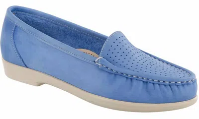 Sas Women's Savvy Slip On Loafer In Denim Nubuck