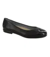 Sas Women's Scenic Ballet Flat - Narrow In Black/blk Patent In Black