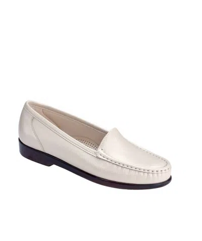 Sas Women's Simplify Shoes - Wide In Pearl Bone In White