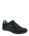 Sas Women's Sporty Lace Up Sneaker - Medium In Black In Black