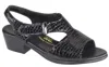 Sas Women's Suntimer Heel Strap Sandal In Black Croc