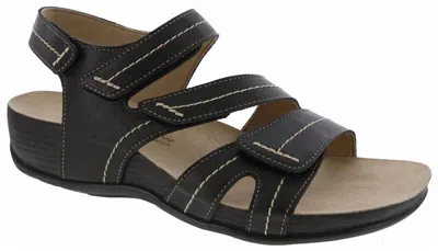 Sas Women's Swerve Strap Sandal In Black