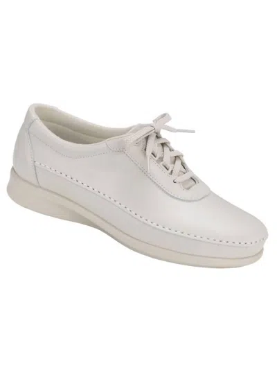 Sas Women's Traveler Athletic Lace Up Shoe - Narrow In Bone In White