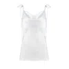 Sasha La Mer Women's Uma Top, Color Snow White In White