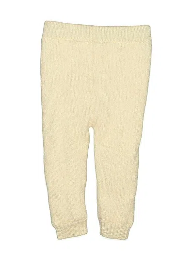 Pre-owned Sasha+lucca Babies' Casual Pants In White