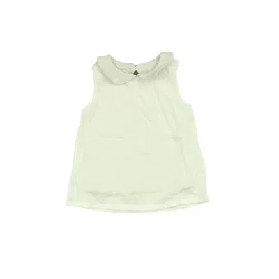 Sasha+lucca Kids' Girls White Grey Blouse In Green