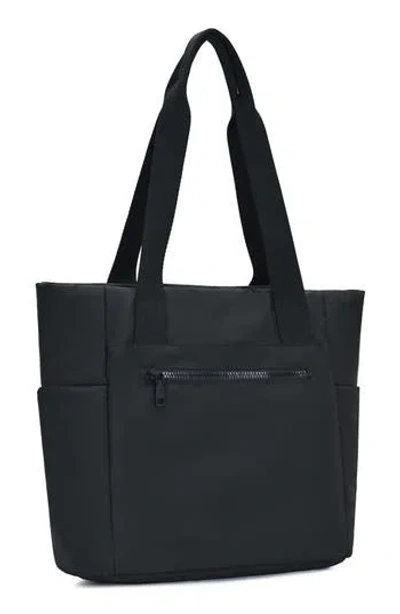 Sasha + Sofi Large Pocket Tote Bag In Black