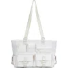 Sasha + Sofi Multi Pocket Tote With Crossbody Strap