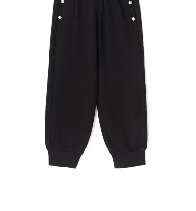 Sasha+z Kids' Girls High-rise Jogger In Black