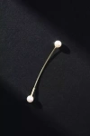 Saskia Diez Barbell Twig Ear Cuff In Gold
