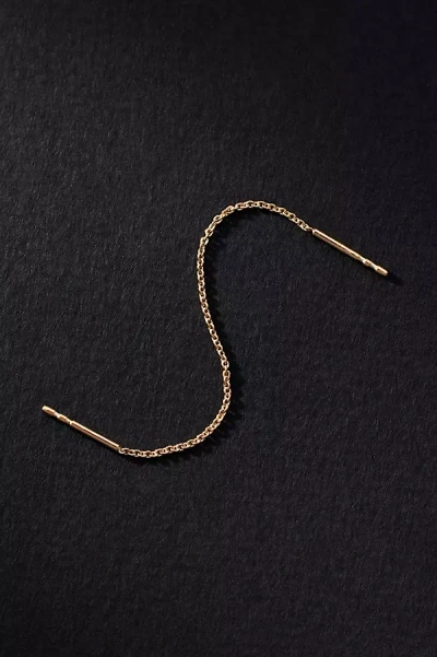 Saskia Diez Fine Ear Chain In Gold
