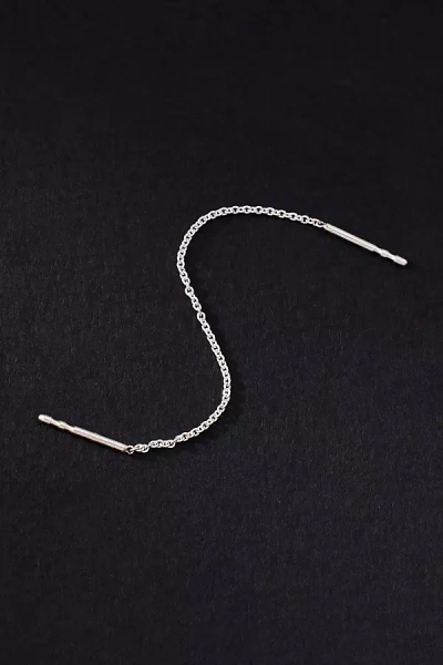 Saskia Diez Fine Ear Chain In Silver